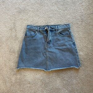 Brandy Melville John Galt Denim Mini Skirt | One size
